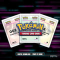 Scarlet & Violet Energies master set placeholder cards, digital download, Portal TCG