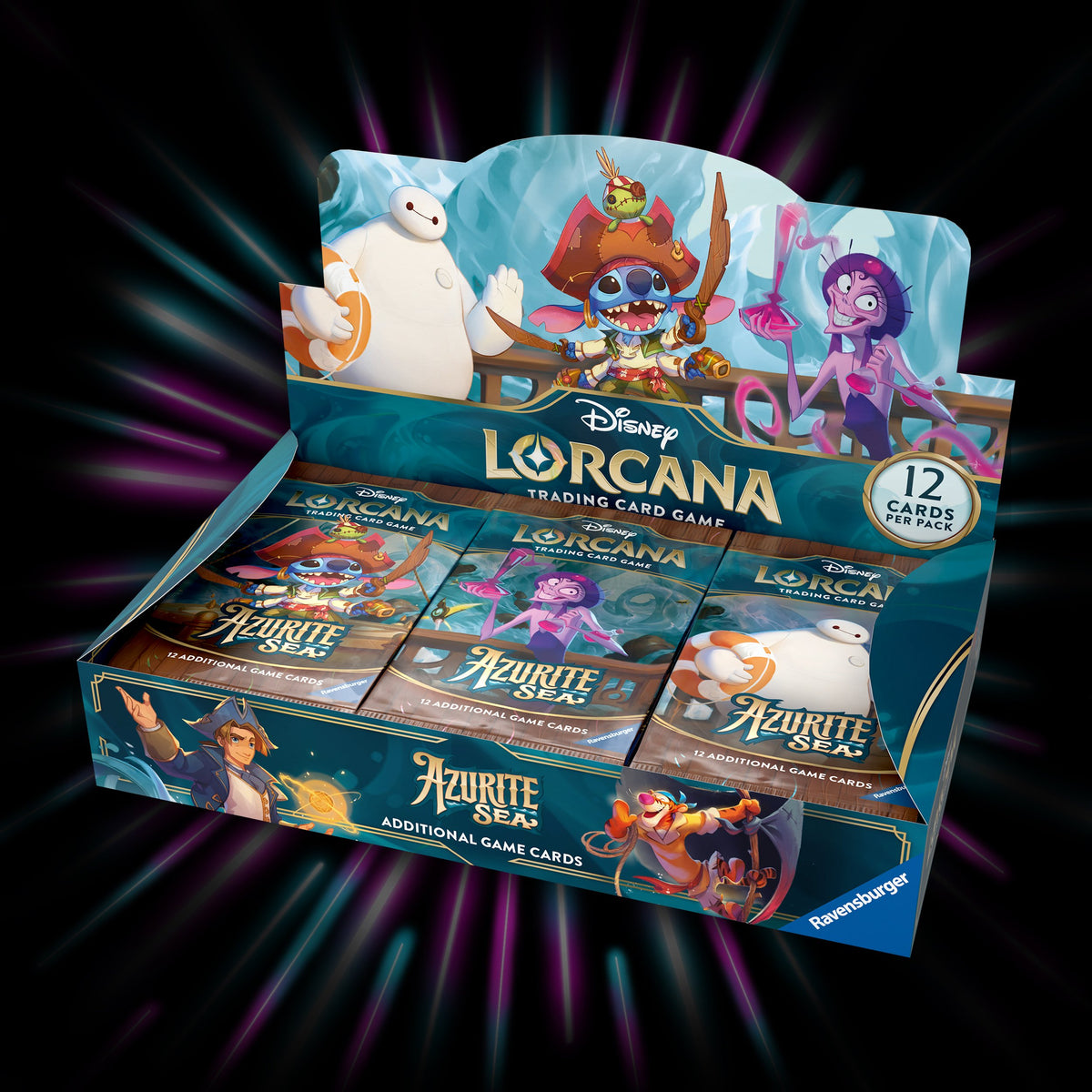 Azurite Sea booster box, Disney Lorcana