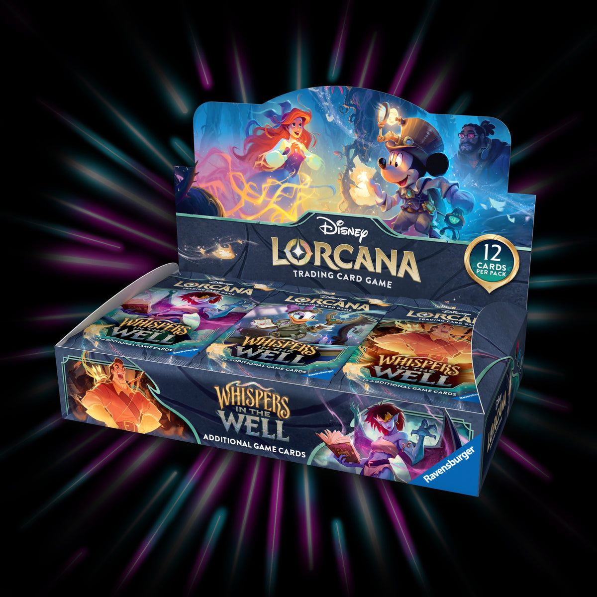 Whispers in the Well booster box, Disney Lorcana