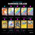 Pokemon Darkness Ablaze top ten cards, Portal TCG