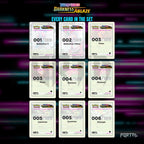 Darkness Ablaze placeholder cards laid out in a nine pocket binder page