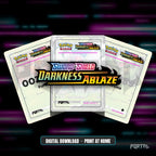 Darkness Ablaze master set placeholders, digital download, Portal TCG