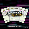 Champion's Path master set placeholder cards, digital download, Portal TCG