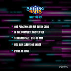 Shining Fates master set placeholder cards, what is included