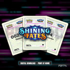 Shining Fates master set placeholder cards, digital download, Portal TCG
