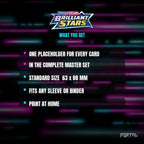 Brilliant Stars master set placeholder cards, what is included