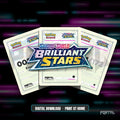 Brilliant Stars master set placeholder cards, digital download, Portal TCG