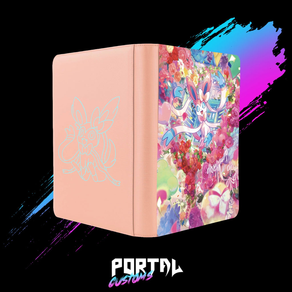 Pokemon Sylveon 30th Anniversary Binder, spine art, photo 3 of 4, Portal TCG