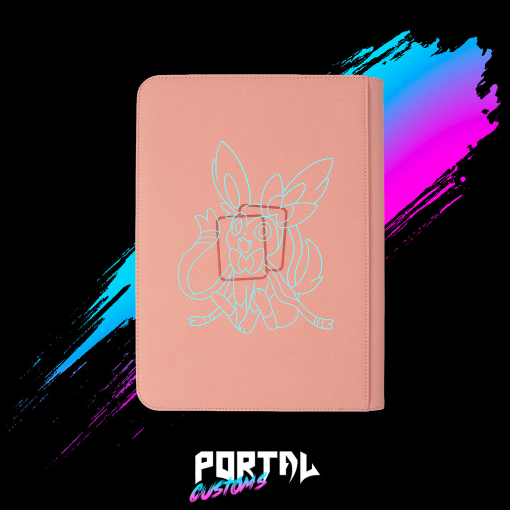 Pokemon Sylveon 30th Anniversary Binder, line-art front cover, Portal TCG