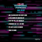 Temporal Forces master set placeholder cards, what is included