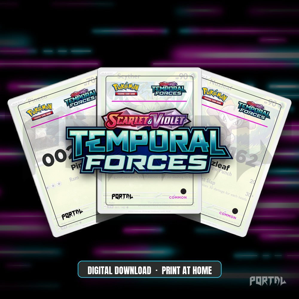 Temporal Forces master set placeholders, digital download, Portal TCG