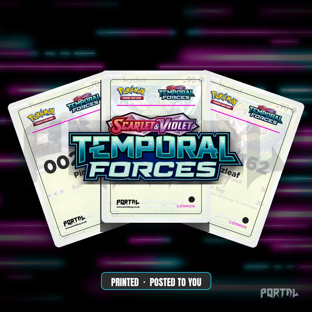 Temporal Forces master set placeholder cards, Portal TCG