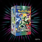 Pokemon Triple Beat Korean booster box, box front, Portal TCG