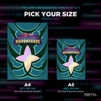Pokemon Twilight Masquerade master set checklist kit, A4 and A5 sizes, Portal TCG