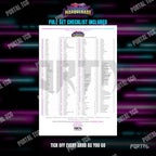The free Twilight Masquerade master set checklist included with the placeholders
