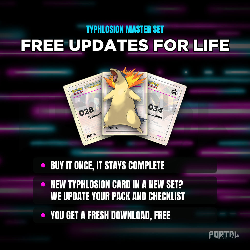 Typhlosion placeholders: free updates for life
