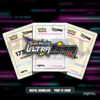Pokemon Ultra Prism master set placeholders, digital download, Portal TCG