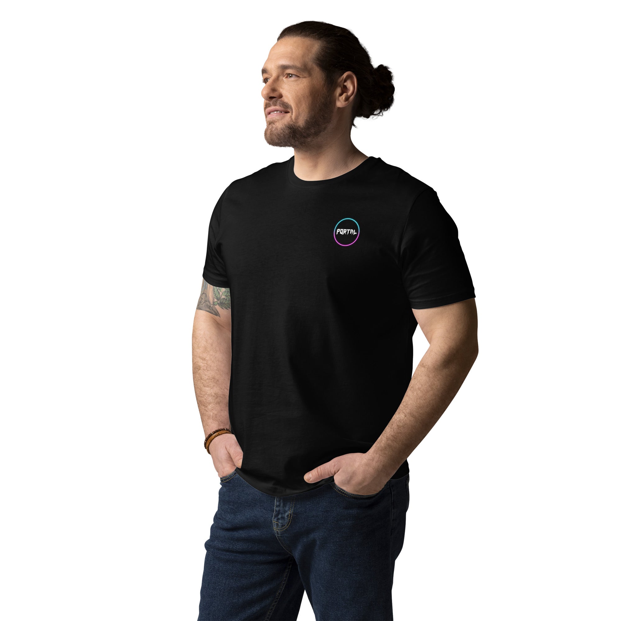 Portal TCG unisex t-shirt, front view, collector apparel