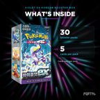 Violet ex Korean booster box, what's inside: 30 booster packs, 5 cards per pack, Portal TCG