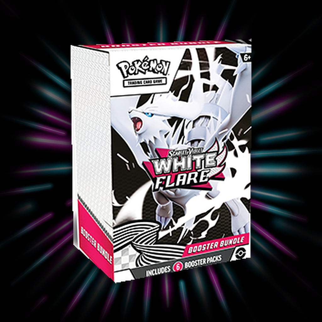 Pokemon White Flare booster bundle, box front, Portal TCG