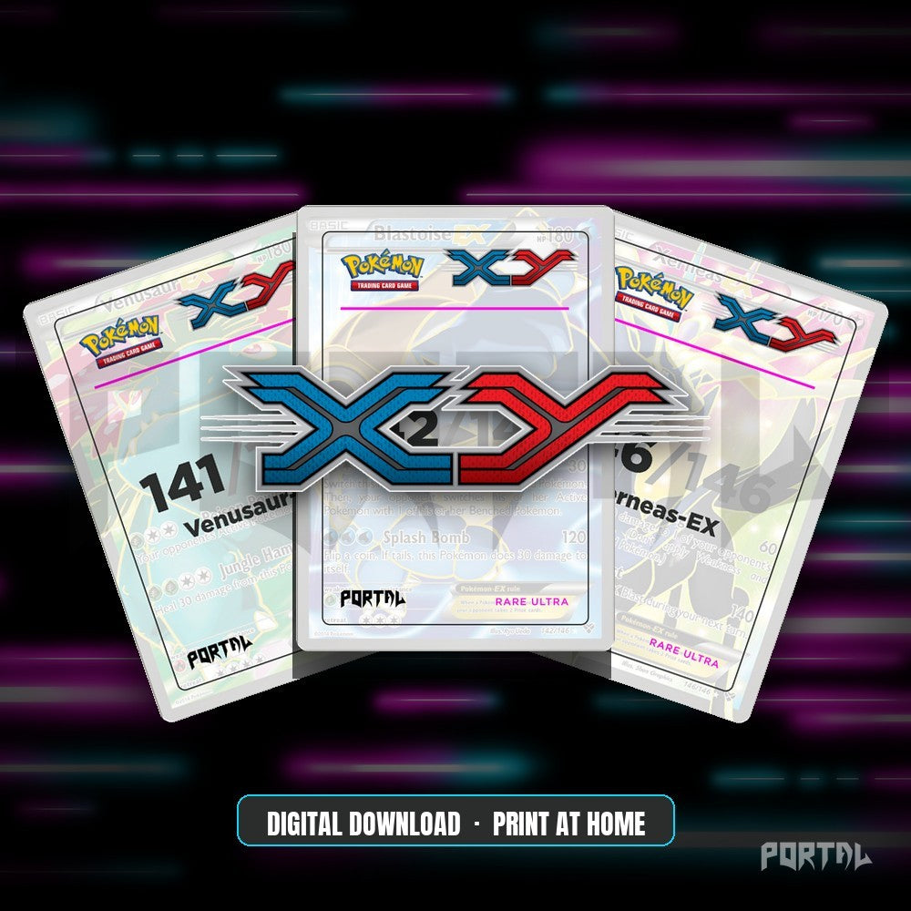 Pokemon XY master set placeholders, digital download, Portal TCG