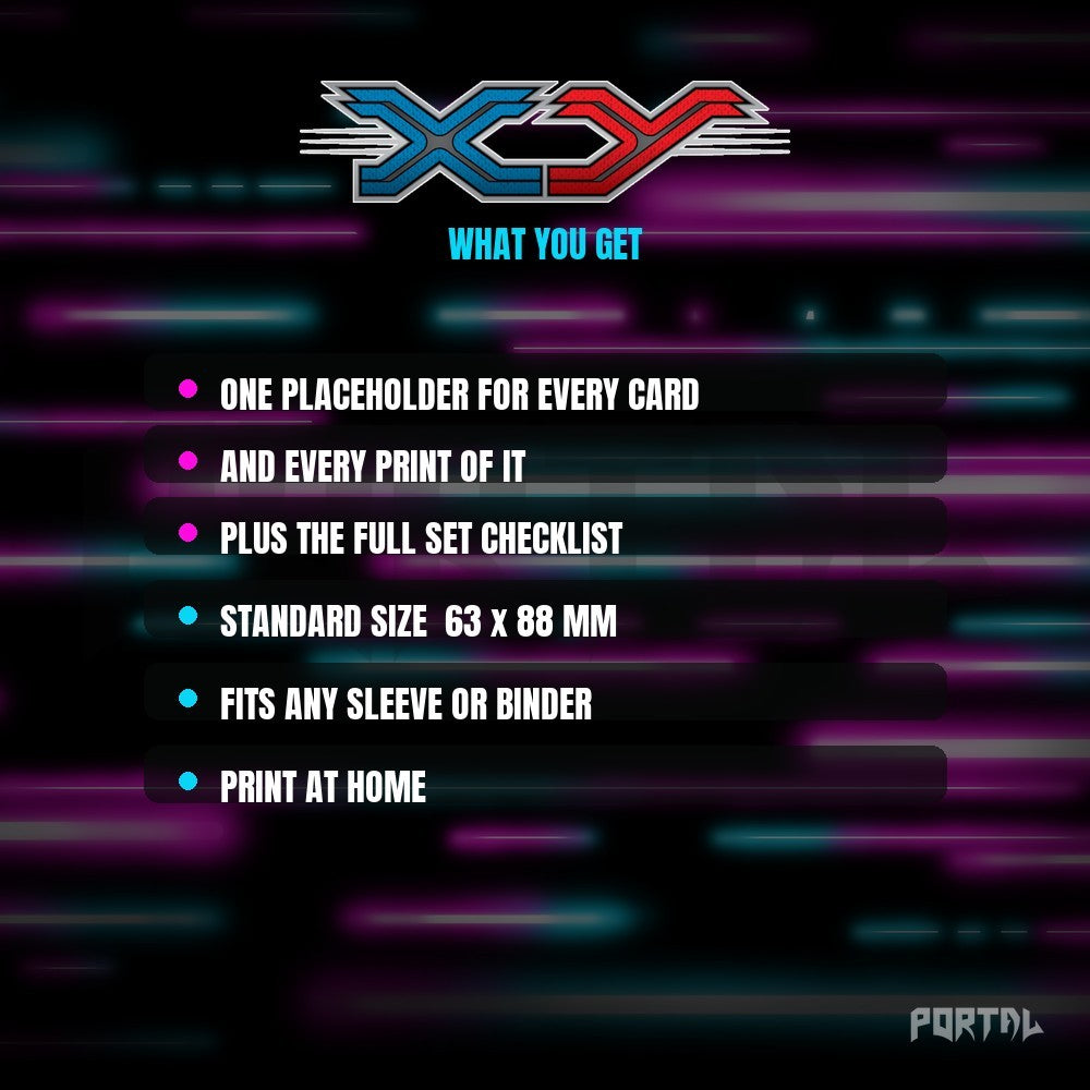 Pokemon XY master set placeholders, what you get, Portal TCG