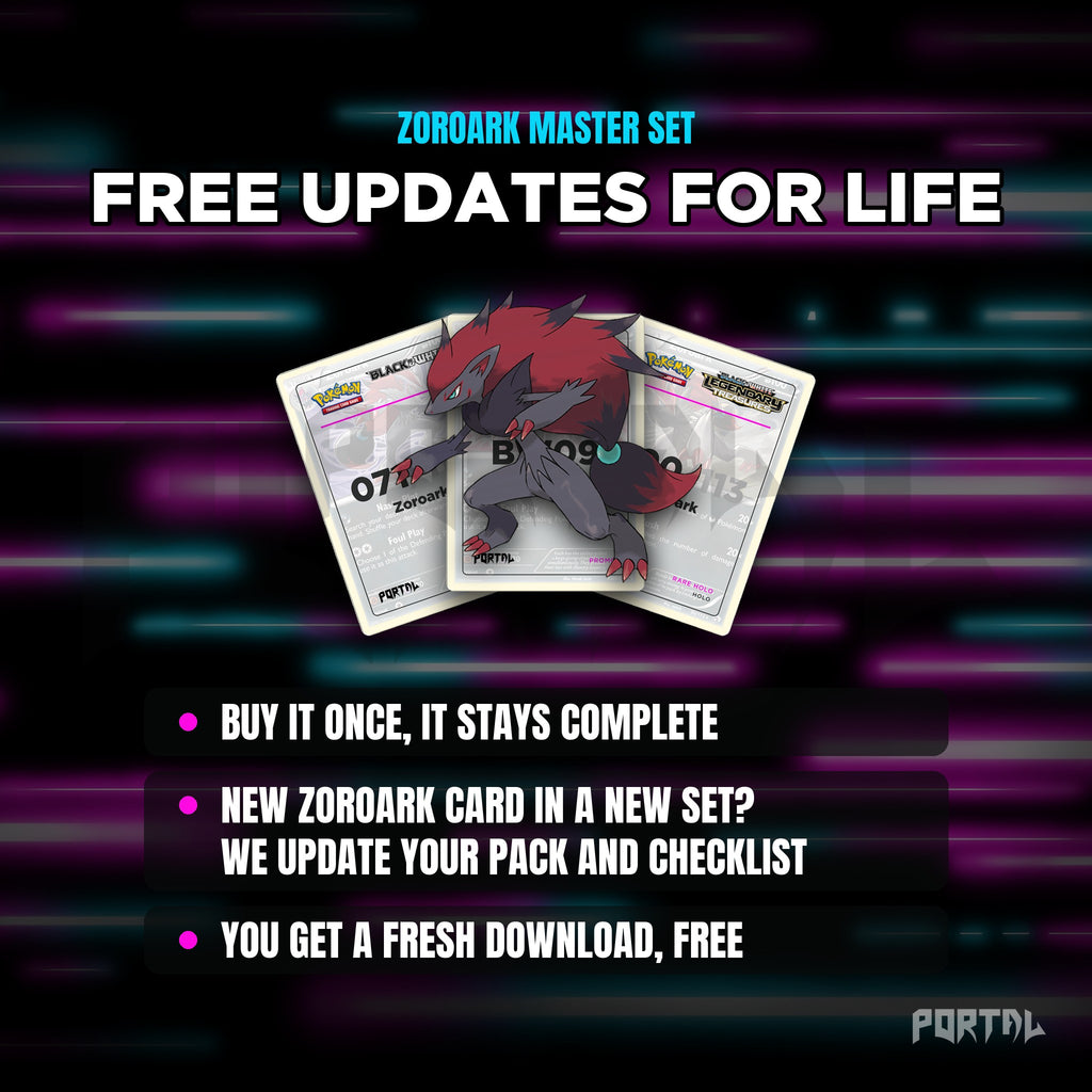 Zoroark placeholders: free updates for life